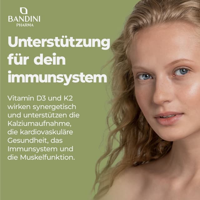 Detalle de Bandini Vitamin D3 K2 365 Mikrotabletten 5000 IU