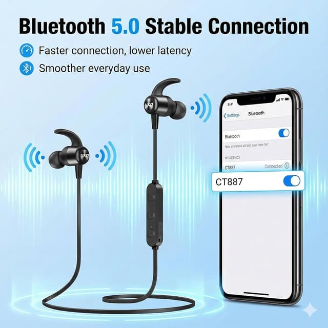 Thumbnail 4 de UXD Magnetic Neckband Earphones 20H