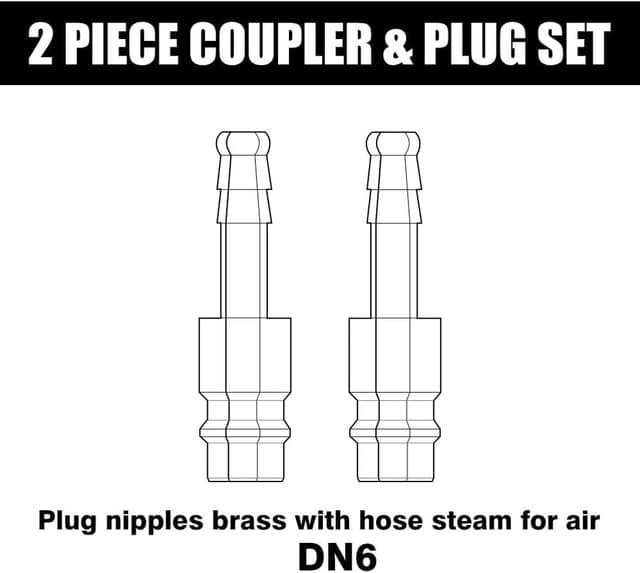 Detalle de sukudon DN6 Druckluftkupplung 6 mm