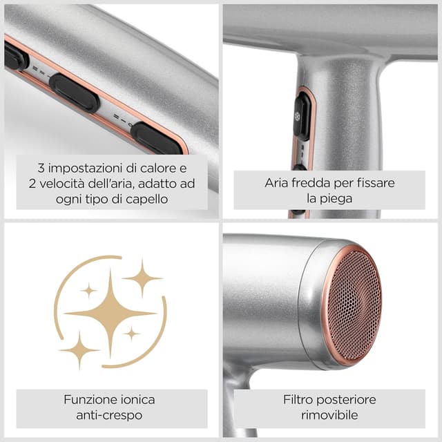 Detalle 2 de BaByliss D580DE 2100W asciugacapelli 💇♀