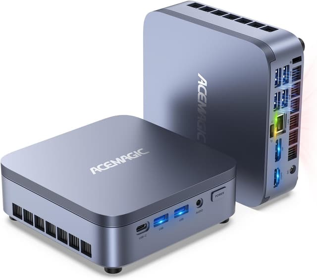 Detalle de ACEMAGIC M5 Mini PC mit Intel Core i7-14650HX, 32 GB DDR4 und 1 TB PCIe 4.0 SSD – Triple-4K, WiFi 6E