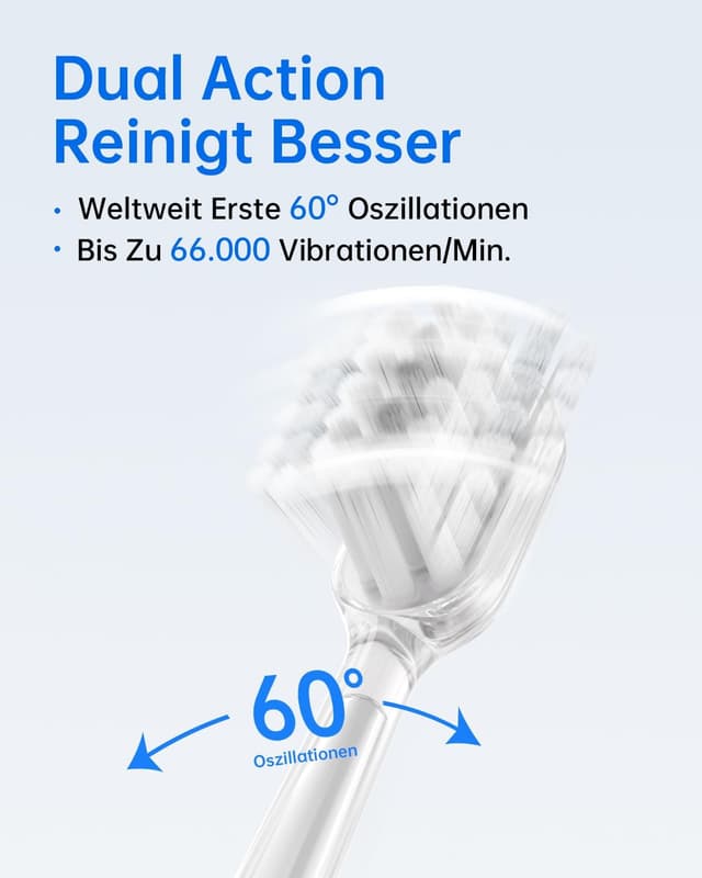 Detalle 2 de Laifen Wave elektrische Zahnbürste mit 3 Köpfen