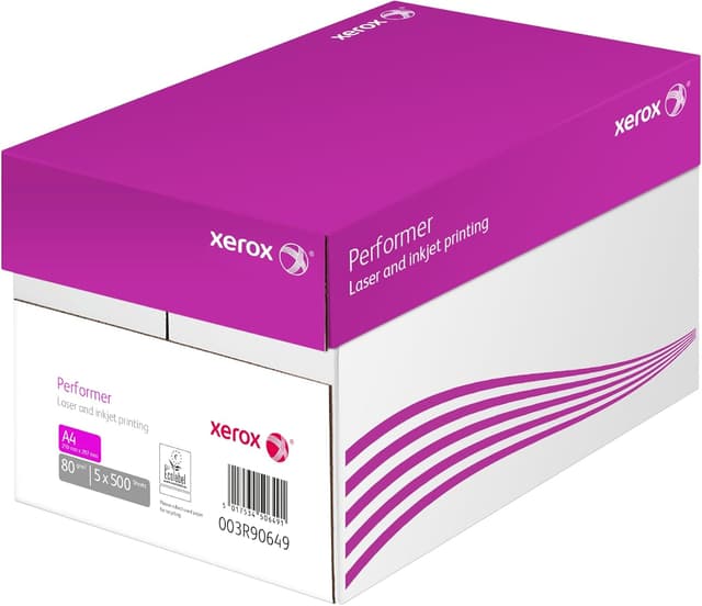 Detalle 2 de Xerox Performer – Papier multifonction blanc 80 g/m² A4, carton de 5 x 500 feuilles