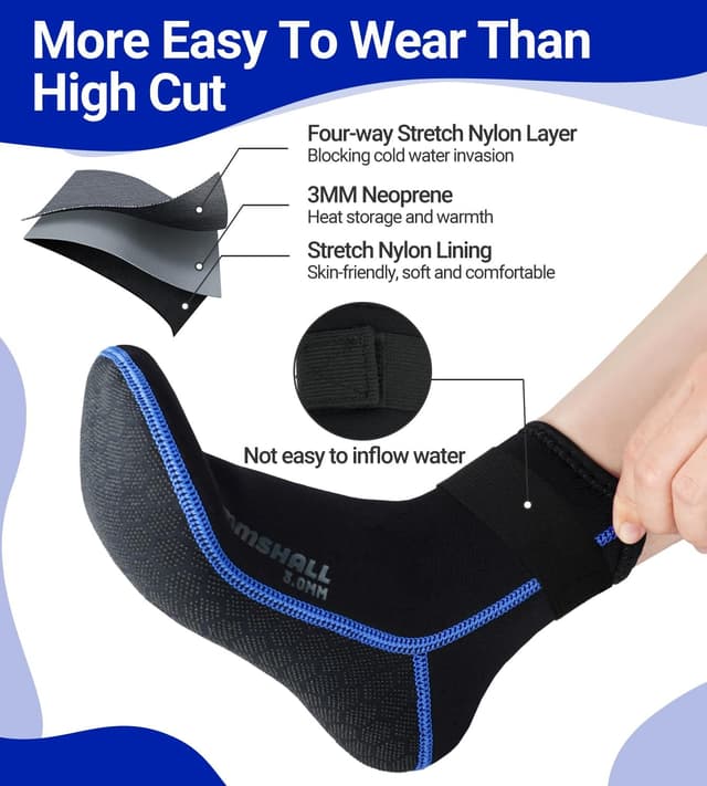 Thumbnail 2 de Summshall Neoprene Socks 3mm Wet Suit Socks