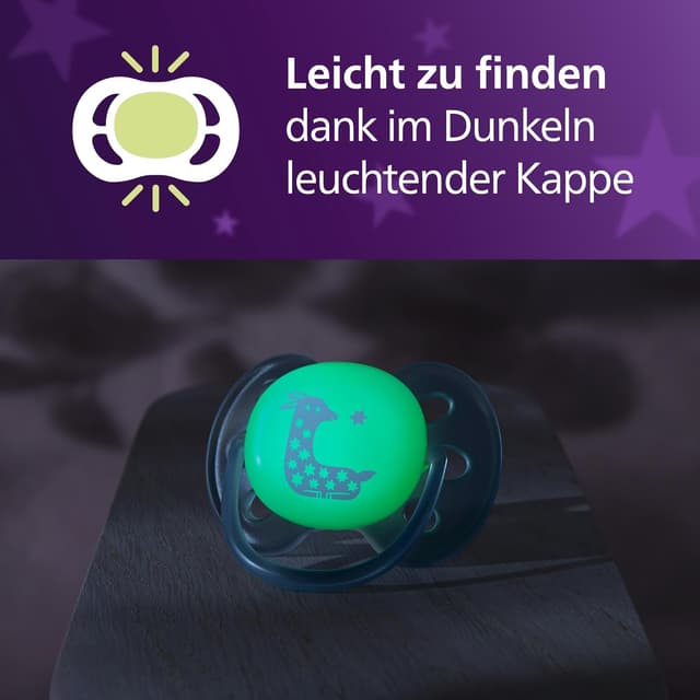 Thumbnail 3 de Philips Avent Ultra Soft Schnuller Nacht 6–18 Monate