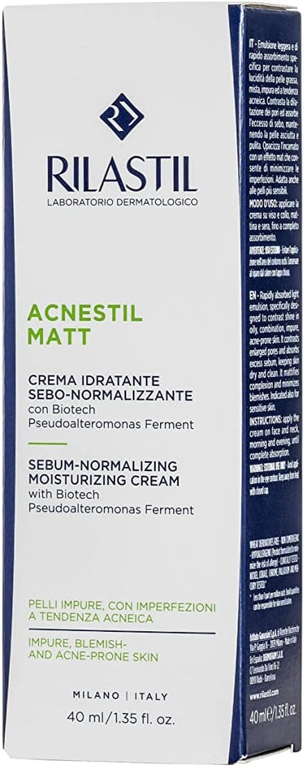 Detalle 1 de Rilastil Acnestil Matt Crema Matt Attiva Idratante Sebo-Normalizzante 40 ml