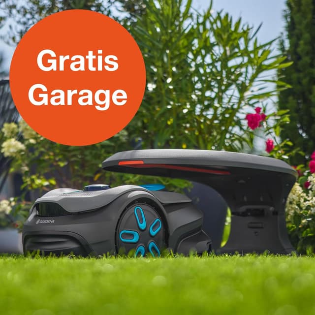 Detalle 2 de GARDENA smart SILENO sense 600 m² Mähroboter (19942-20) mit KI-Kamera ohne Begrenzungskabel