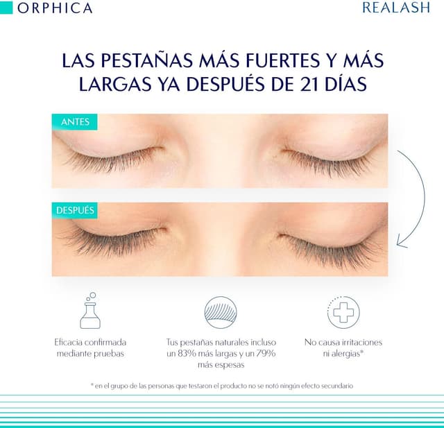 Thumbnail 1 de ORPHICA Realash Serum para Pestañas, Crecimiento y Fortalecimiento