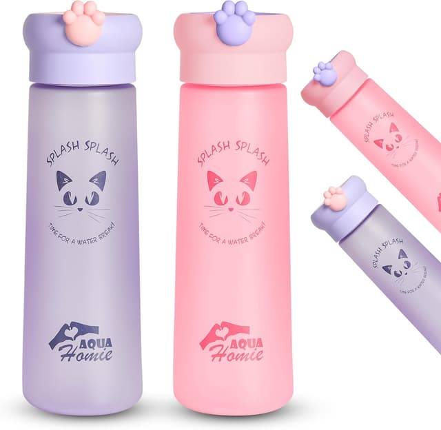 Detalle de Aqua Homie water bottle 530ml leakproof