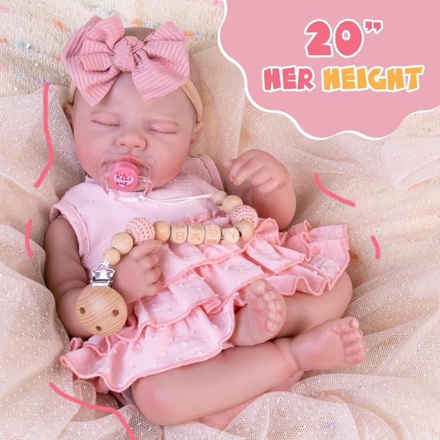 Thumbnail 4 de Aori Reborn Baby Doll 20-inch