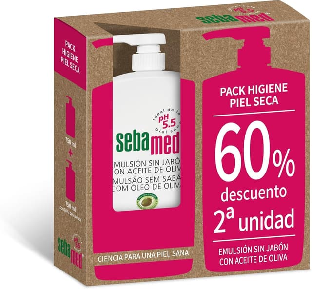 Detalle de Sebamed Emulsión sin Jabón Aceite de Oliva pH 5,5