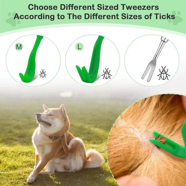 Thumbnail 6 de NEUTYPECHIC Pinzetta per zecche 5 pezzi 🐾