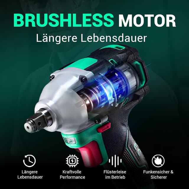 Detalle 2 de DCA Llave de Impacto Brushless 20V 320 N.M