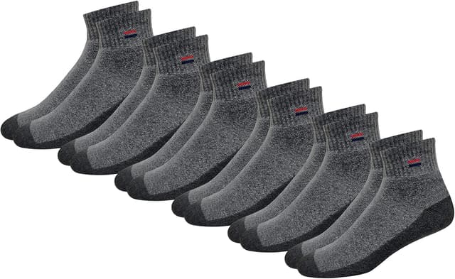 Detalle de NAVYSPORT Sneaker Socken (6 Paar) – kurze Baumwoll-Quarter-Sportsocken für Herren & Damen