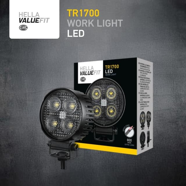 Detalle 2 de HELLA Valuefit LED-faro da lavoro 1G0 357 111-002 (Valuefit TR1700) 24/12V