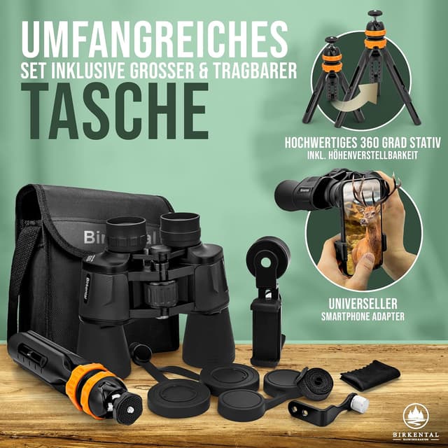 Detalle 2 de Birkental Fernglas 10x50 für Erwachsene