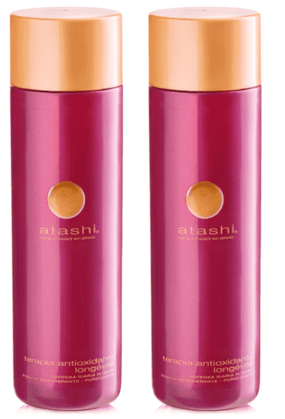Detalle de Atashi Skin Defense Tónico Antioxidante Regenerante y Purificante 2x250 ml