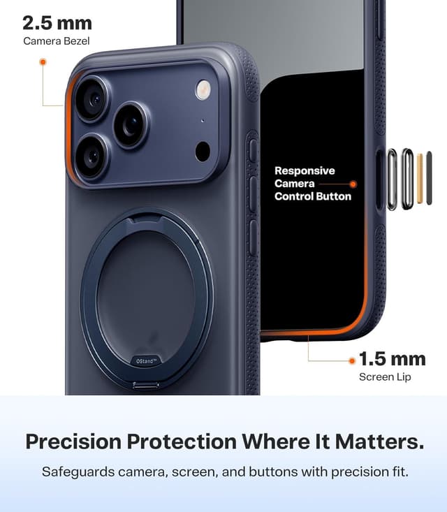 Thumbnail 6 de TORRAS iPhone 17 Pro Case 360° Magnetic Stand, 4X