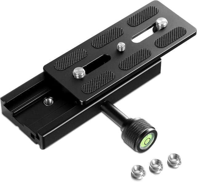 Detalle de NEEWER 120mm QR Plate with Clamp