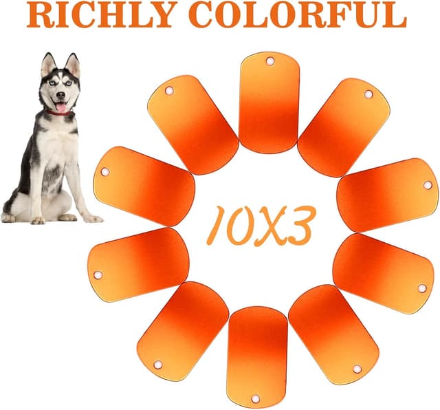 Thumbnail 6 de LALAGO 30 Aluminium Hundemarken DIY Dog Tag