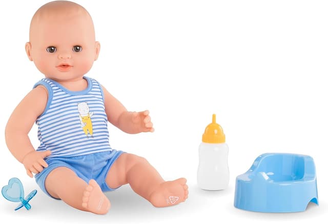 Detalle de Corolle Mon Grand Poupon Paul (9000130410) +24 mesi: il bambolotto che fa pipì e beve