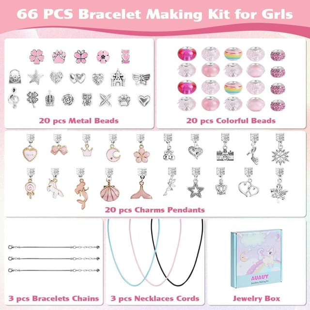 Detalle 2 de AUAUY kit per braccialetti 66 pezzi