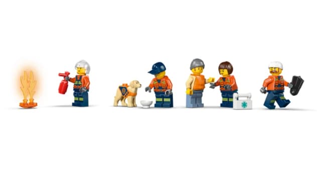 Thumbnail 8 de LEGO City Rettungsboot 60504 mit Hubschrauber