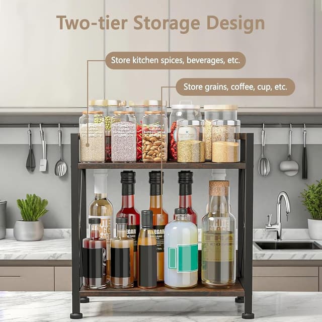 Thumbnail 4 de VSIWB Desk Shelf Organizer 2-Tier