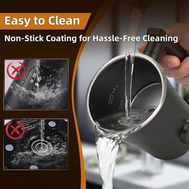 Thumbnail 5 de MUMAO Milk Frother 350ml Electric Milk Steamer 🥛