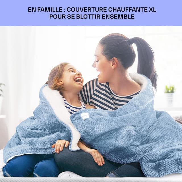 Thumbnail 3 de Klarstein Couverture Chauffante 2 Places XL 180x130 cm