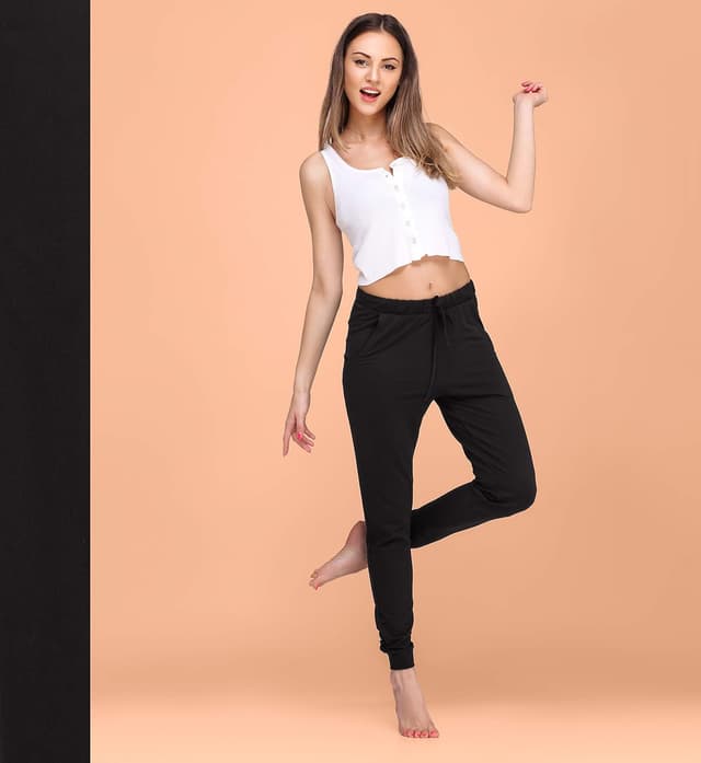 Detalle de Merry Style MS10-277 pantaloni da tuta lunghi donna in viscosa con elastan