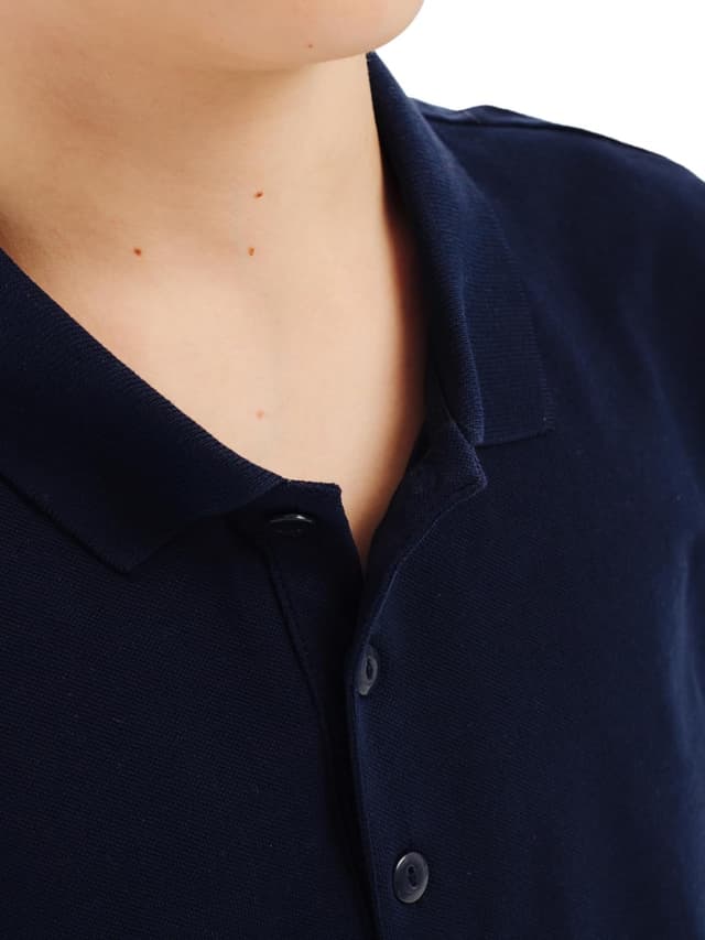 Detalle de MOR Jungen Poloshirt aus 100% Baumwolle (Kurzarm) – Größen 110 bis 176