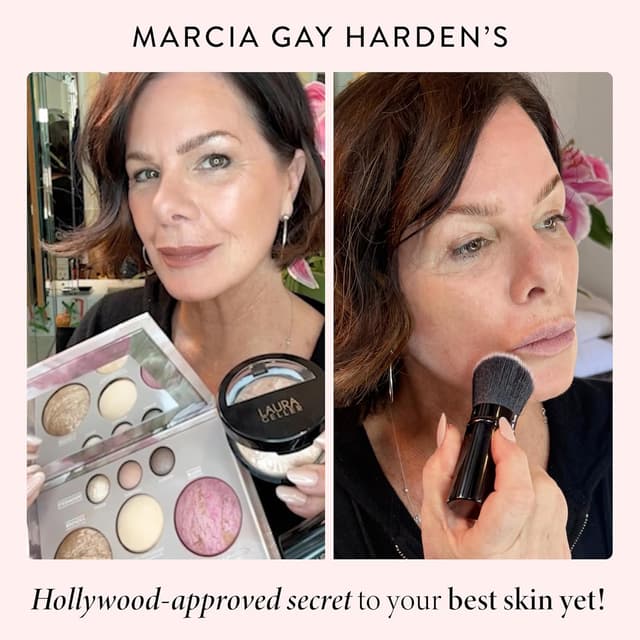 Detalle 2 de Laura Geller Beauty Baked Starter Kit (Medium) with Full Face Palette, Powder Foundation & Brush Set