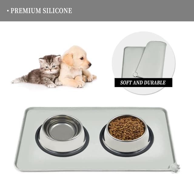 Detalle de Reopet Silikon-Futtermatten für Hunde & Katzen