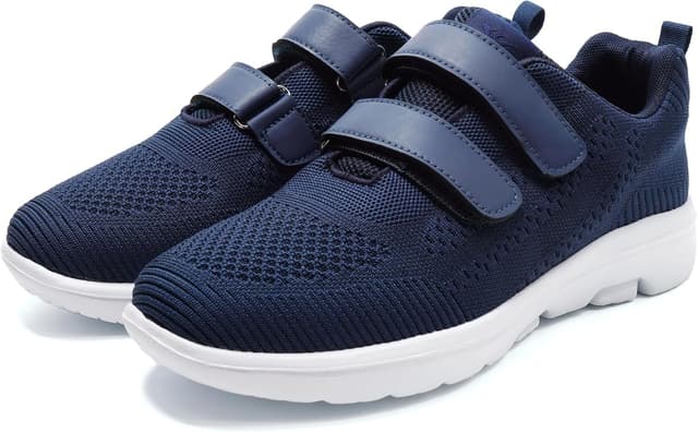 Detalle de JOMIX Unisex Sportschuhe mit Klettverschluss – atmungsaktive Sneaker für Fitness, Gym & Walkings