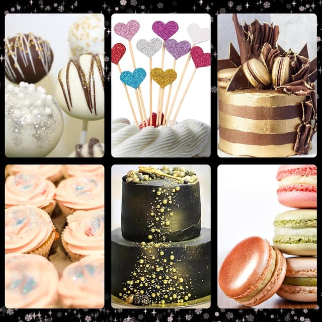 Thumbnail 4 de Purpurina Comestible Rojo ✨ para Reposterías y Tartas (8g)