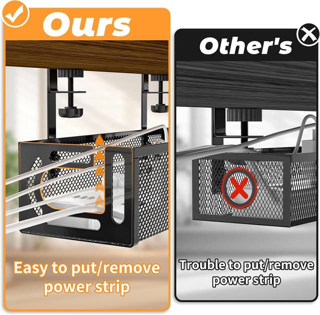 Thumbnail 4 de Under Desk Cable Management Tray 1m