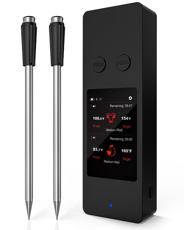 Imagen de Bluetooth Wireless Meat Thermometer with App, 800ft Range en OfertitasTOP