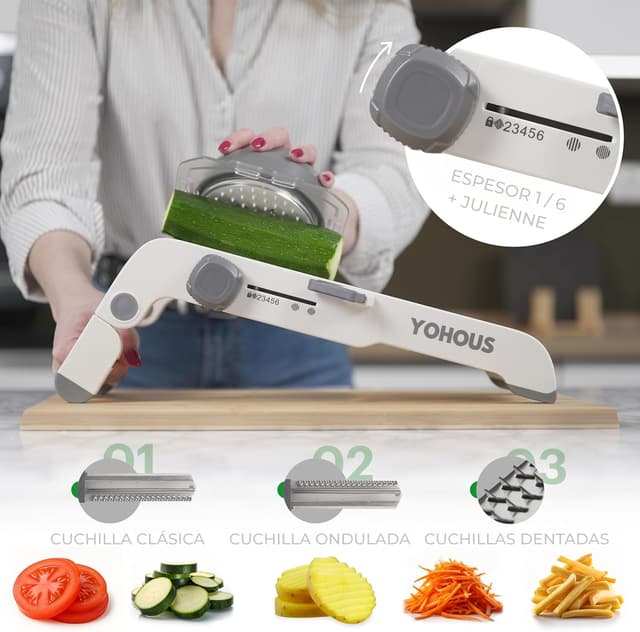 Thumbnail 2 de Mandolina de cocina profesional regulable