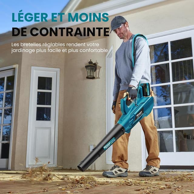 Thumbnail 5 de Souffleur Batterie 850W 2x5,2Ah 🌬