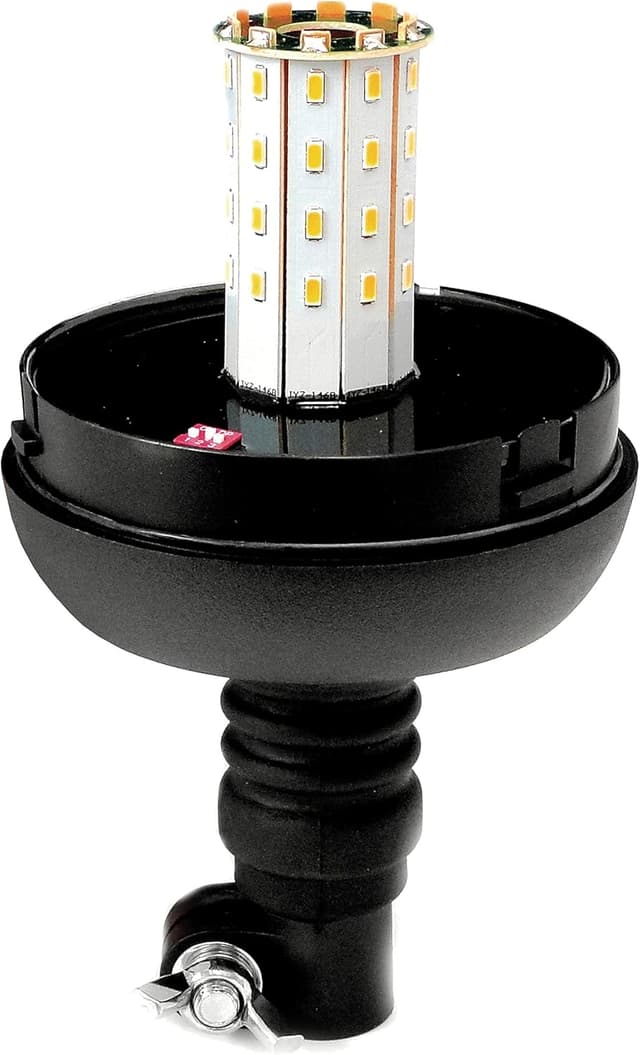 Detalle 1 de Ryme Automotive LED gyrophare orange à base magnétique, signalisation 12/24 V (9–30 V) avec 3 modes