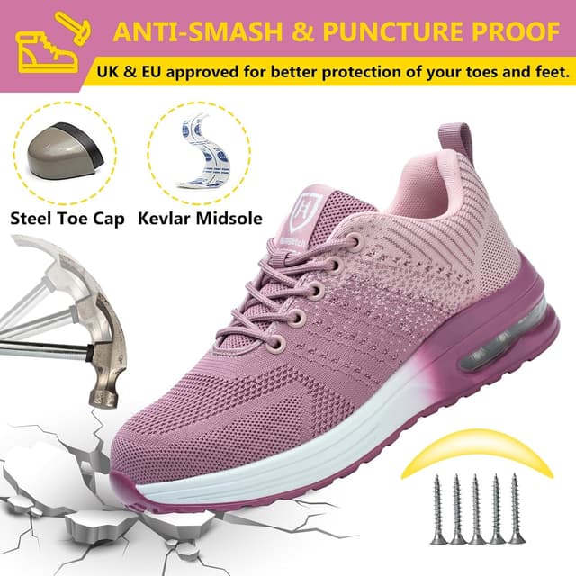 Detalle de Baofular chaussures de sécurité hommes/femmes légères antidérapantes en mesh