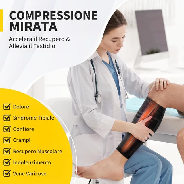 Thumbnail 6 de CAMBIVO Polpaccera Compressione x2 per sport e circolazione