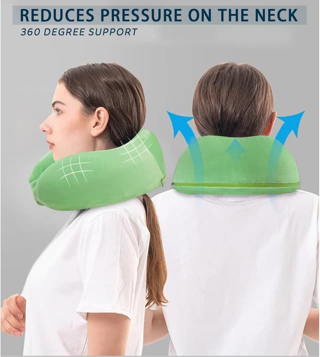 Detalle de FEUFOAM neck travel pillow memory foam