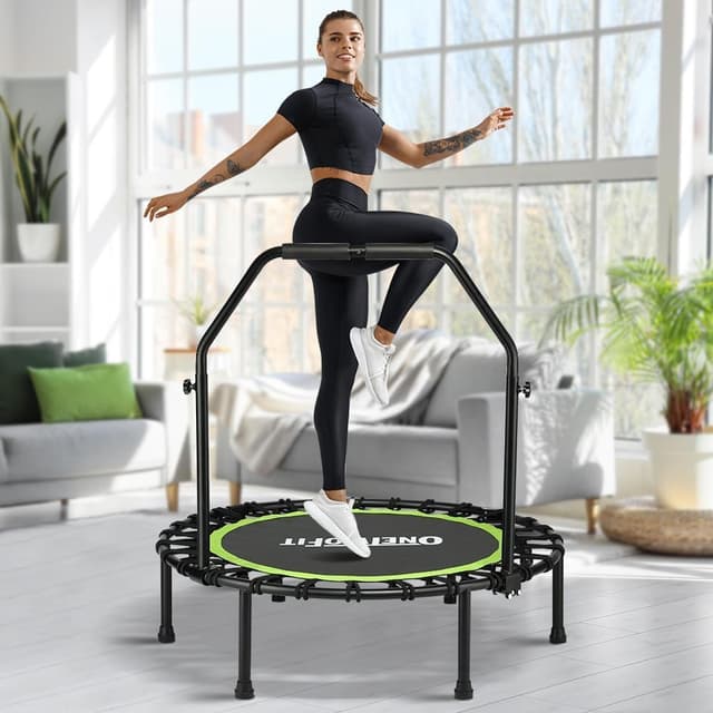 Imagen de ONETWOFIT Trampolino pieghevole 101 cm mini fitness en OfertitasTOP