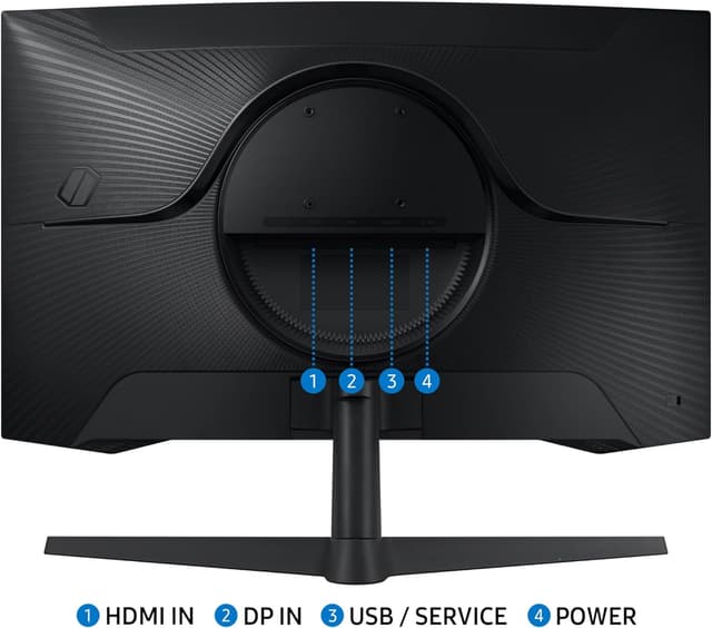 Detalle 2 de Samsung Odyssey G55C 165Hz QHD Curved