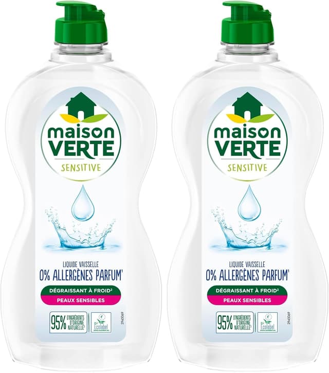 Thumbnail 2 de Maison Verte Sensitive Liquide Vaisselle 500 ml