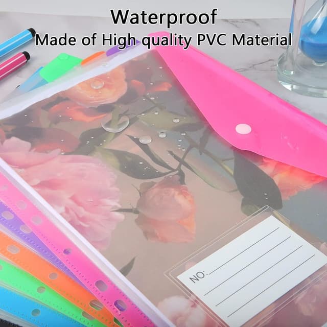 Thumbnail 4 de A4 Plastic Wallets 12pcs, 31cm x 24.5cm