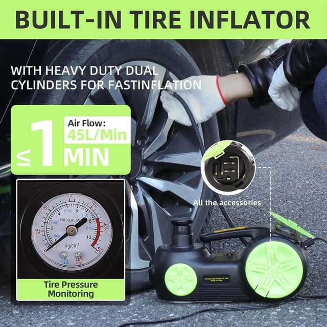 Thumbnail 4 de ROGTZ Upgraded Electric Hydraulic Car Jack 5 Ton