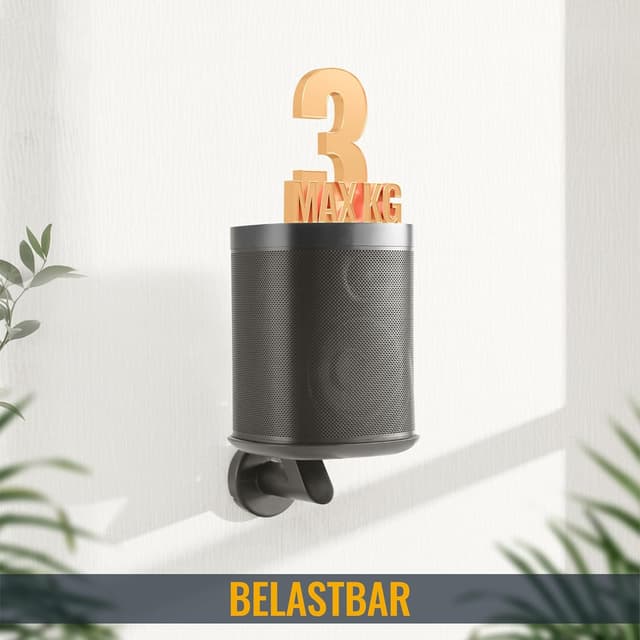 Thumbnail 4 de RICOO LH054 Support mural pour Sonos One 151 mm